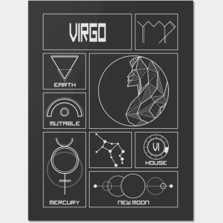 Virgo Profile - Astrology Signs Posters and Art